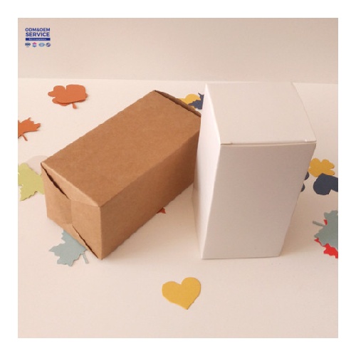 Eco Friendly Products Custom Logo Design Color Printed Kraft Paper Cosmetics Packaging Paper Box