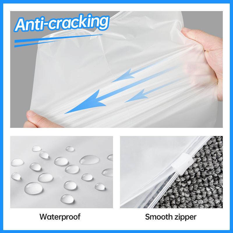 Free Sample Custom Your Own Logo Recycled PE Frosted Apparel Ziplock Shipping Clothing Packing Plastic Bags T Shirt Zipper Bags
