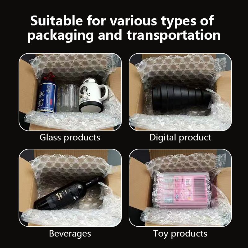 E-Commerce Ready Bubble Film Roll, Perforated for Quick Tear, Saves Time in High-Volume Shipping Stations
