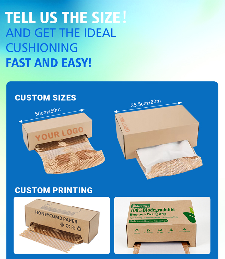 Honeycomb Cushioning Kraft Roll