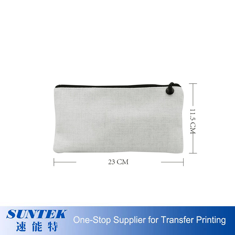 Women Cosmetic Bag Printed Cotton Linen Blank Cosmetic Makeup Bag Promotional