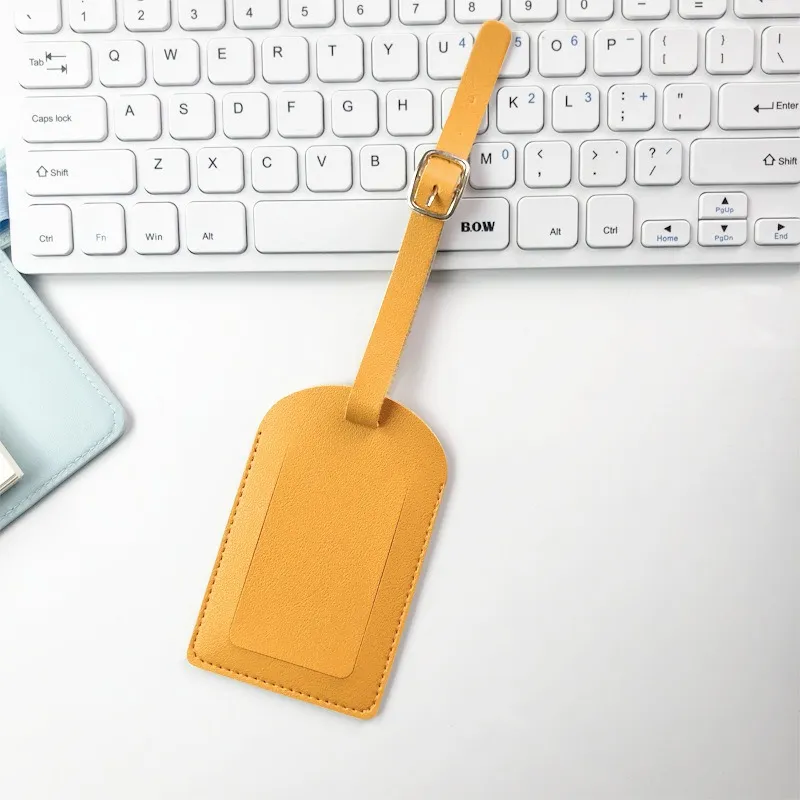 PU Leather Travel Luggage Tag Option 3