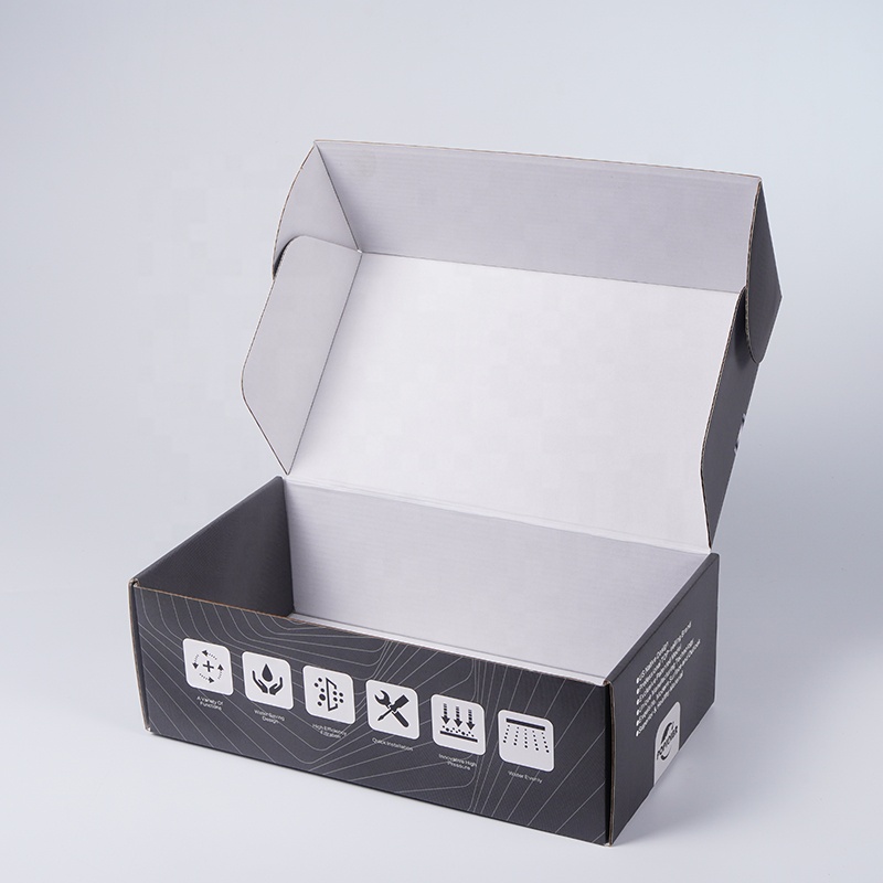 Soy Ink Custom Print Cardboard Shower Box Shower Head Paper Product Shipping Gift Box Paper Mailer Box