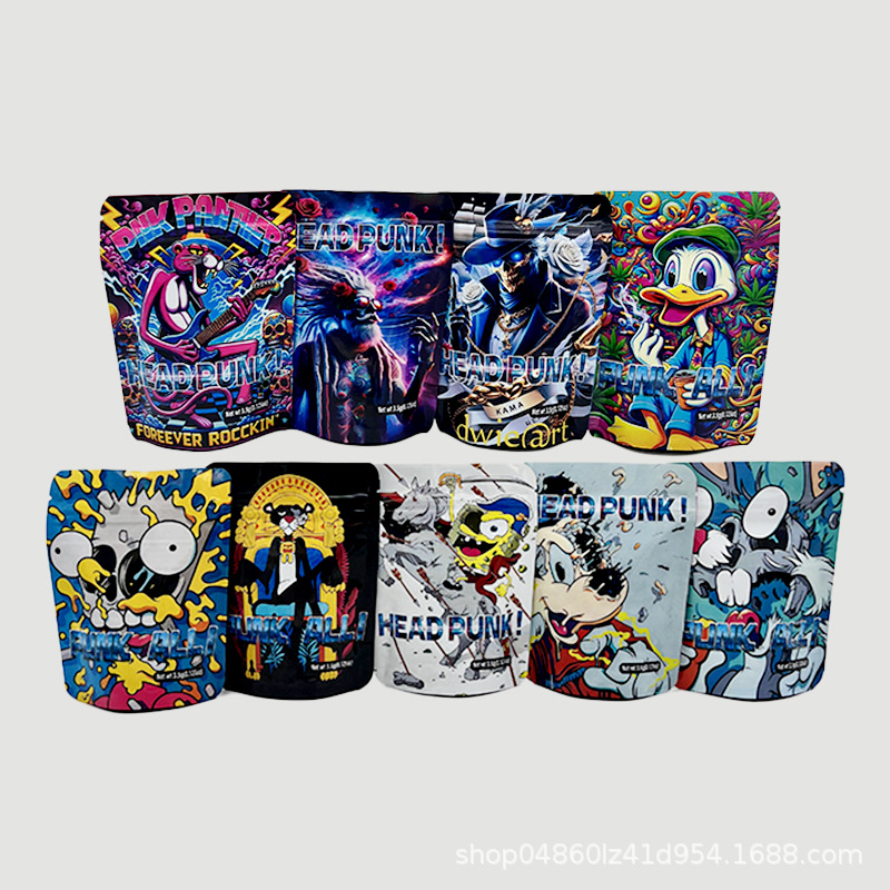 Cross-Border E-Commerce Packaging 3.5g PE Zipper Bag Ready Stock for Pet Food Sugar Jelly In-Store Delivery