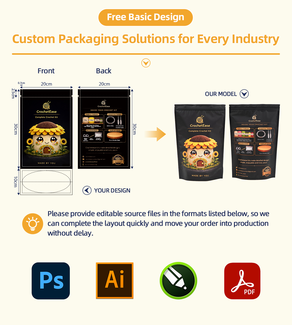 Custom Printed Reclosable Aluminium Foil Food Package Zipper Stand Packaging for Sushi Milk Pet Food Jelly Accepts CPP for Logo