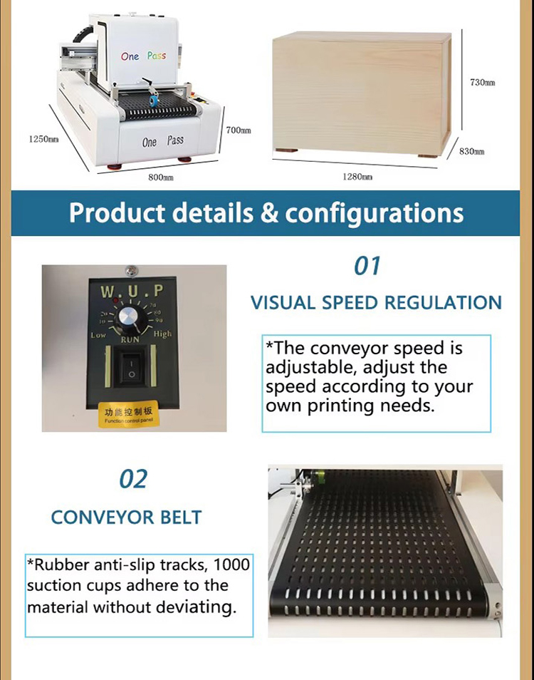 Industrial Grade OnePass High-Speed Digital Color Printer, for Packaging & Kraft Paper Bags, Plate-Free