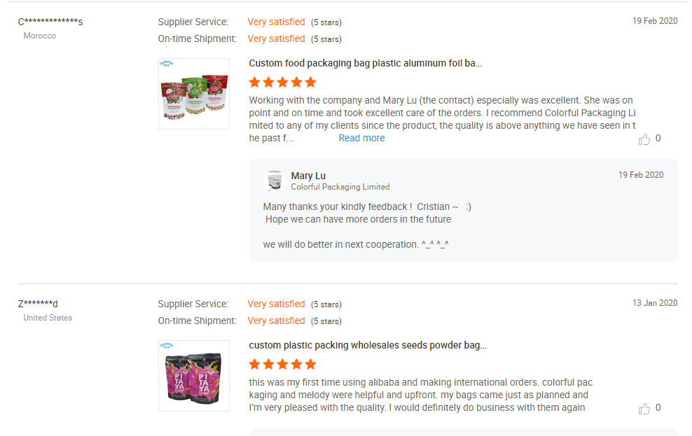 Buyer Feedback 1