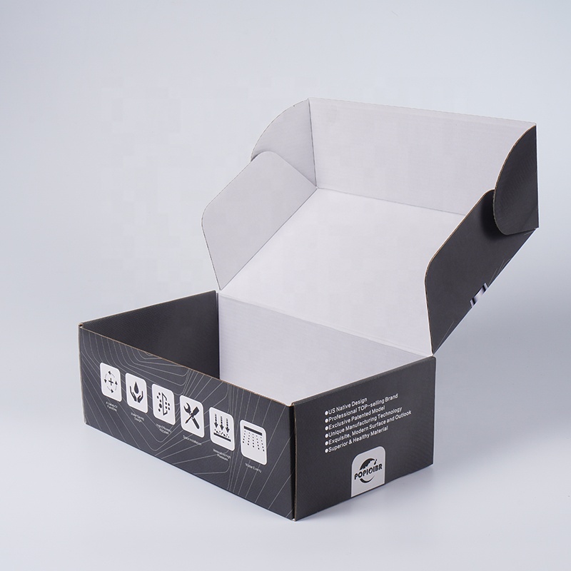 Soy Ink Custom Print Cardboard Shower Box Shower Head Paper Product Shipping Gift Box Paper Mailer Box