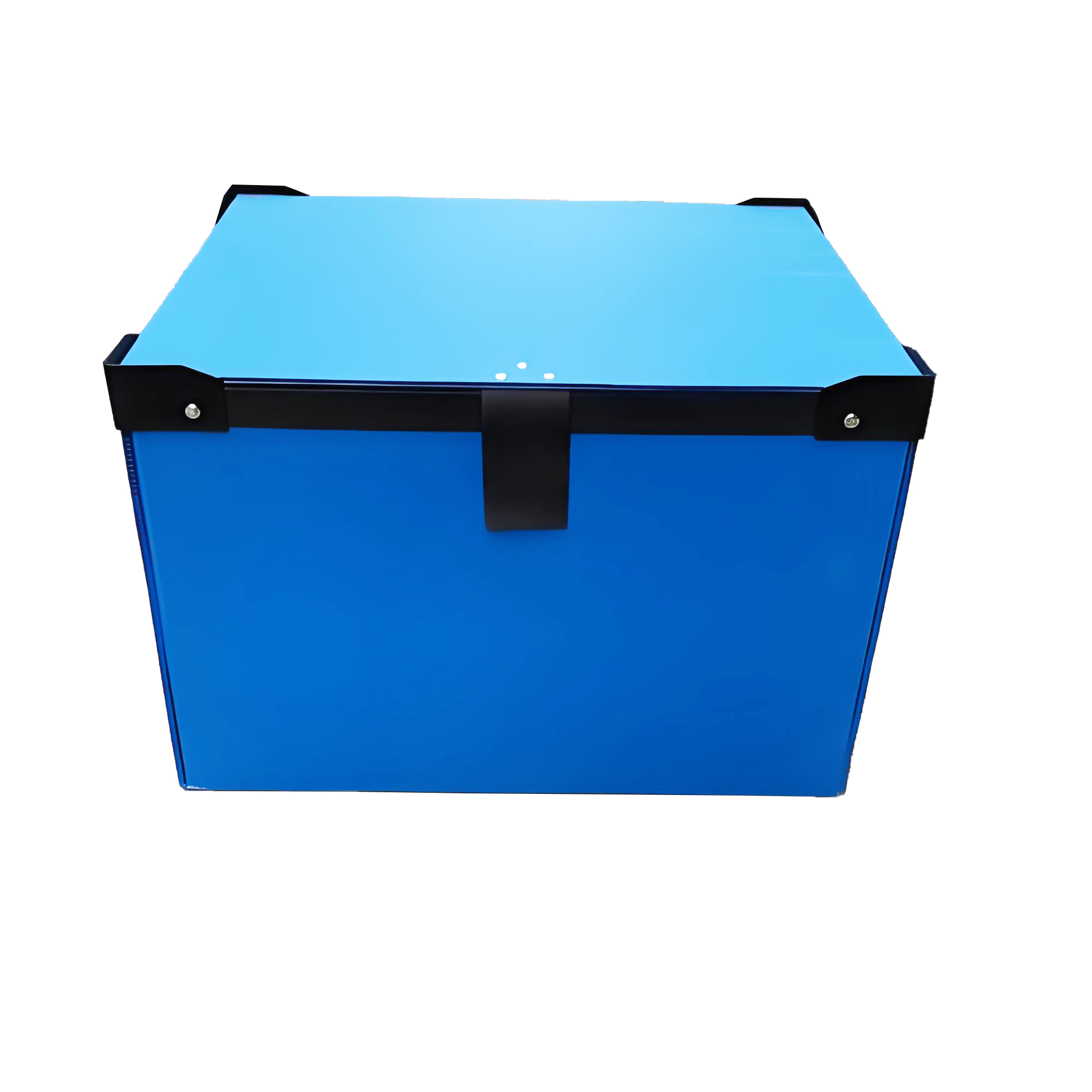 Custom Heavy Duty PP Hollow Corrugated Plastic Boxes Collapsible Reusable Industrial Packaging Box for Warehouse Storage
