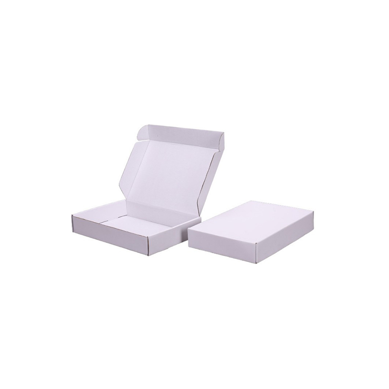 Practical Protective White Built-in Slot Self-Sealing Corrugated Paper Airplane Box For Small Item Storage &amp; E-commerce Shipping