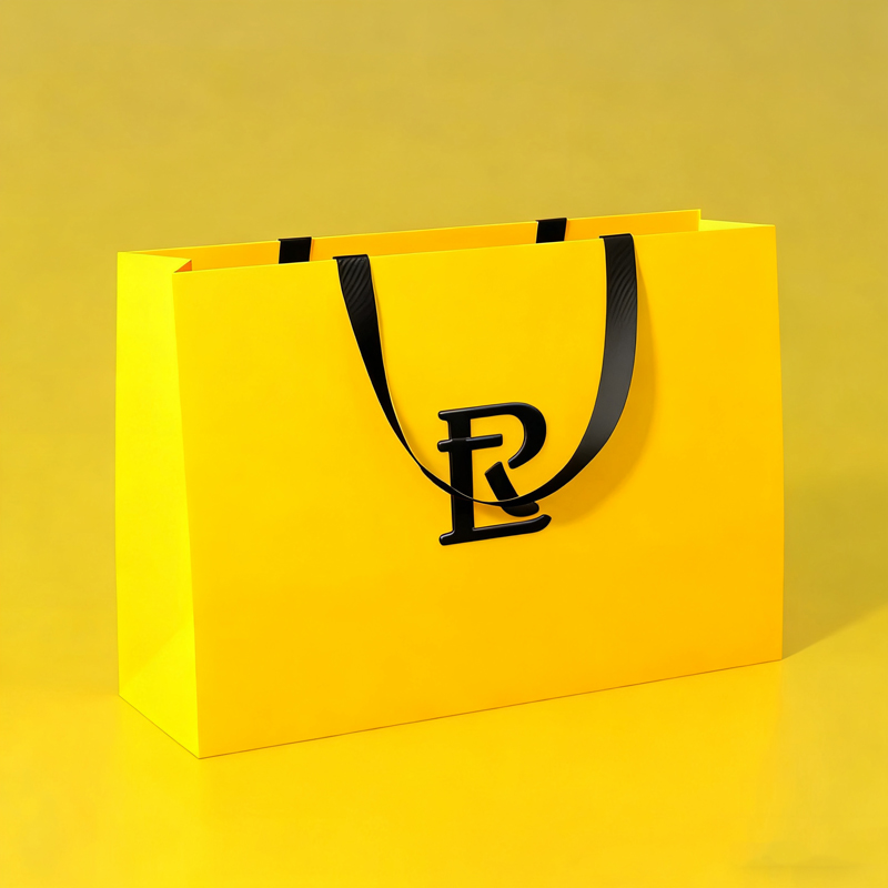 Luxury Handmade Kraft Shopping Gift Paper Bag with Ribbon Digital Printing Magnetic Closure Custom Logo Packaging Luxury Items