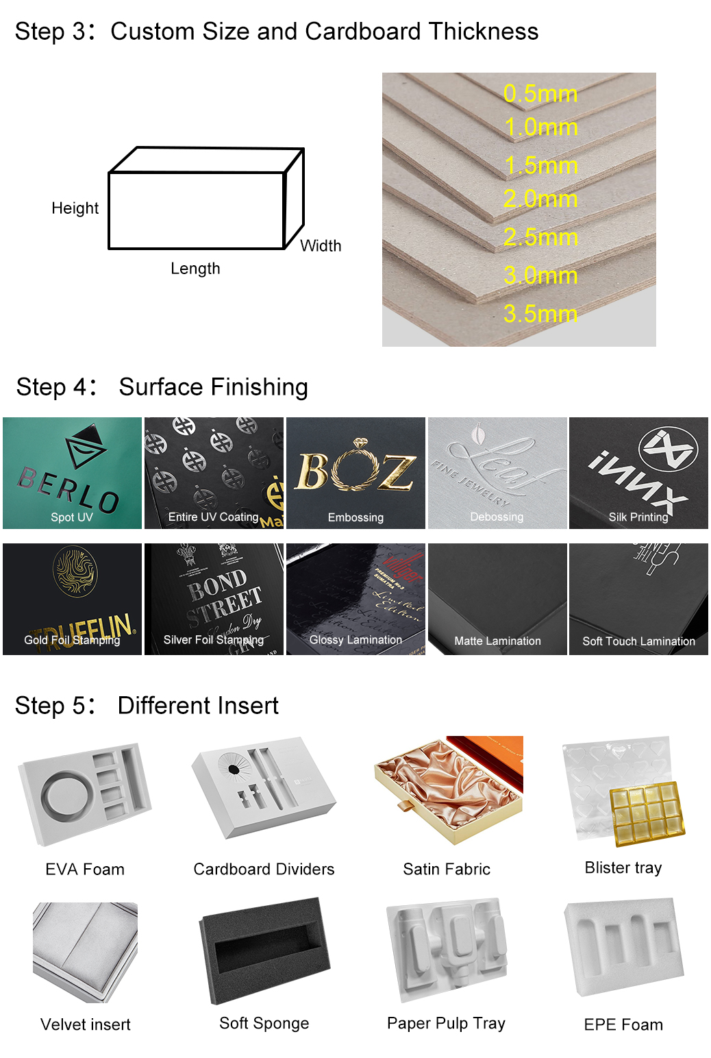 How to custom step 2