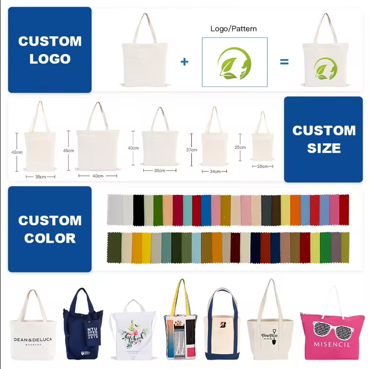 OEM &amp; ODM Customized Logo Dustproof Canvas Bags Cotton Drawstring Packaging Bags Promotional