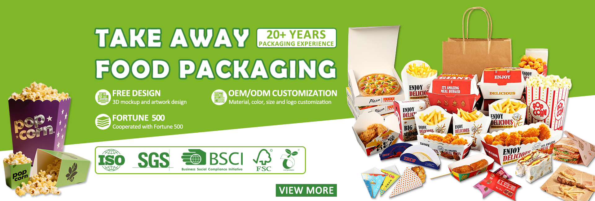 Food Packaging Solutions Grid