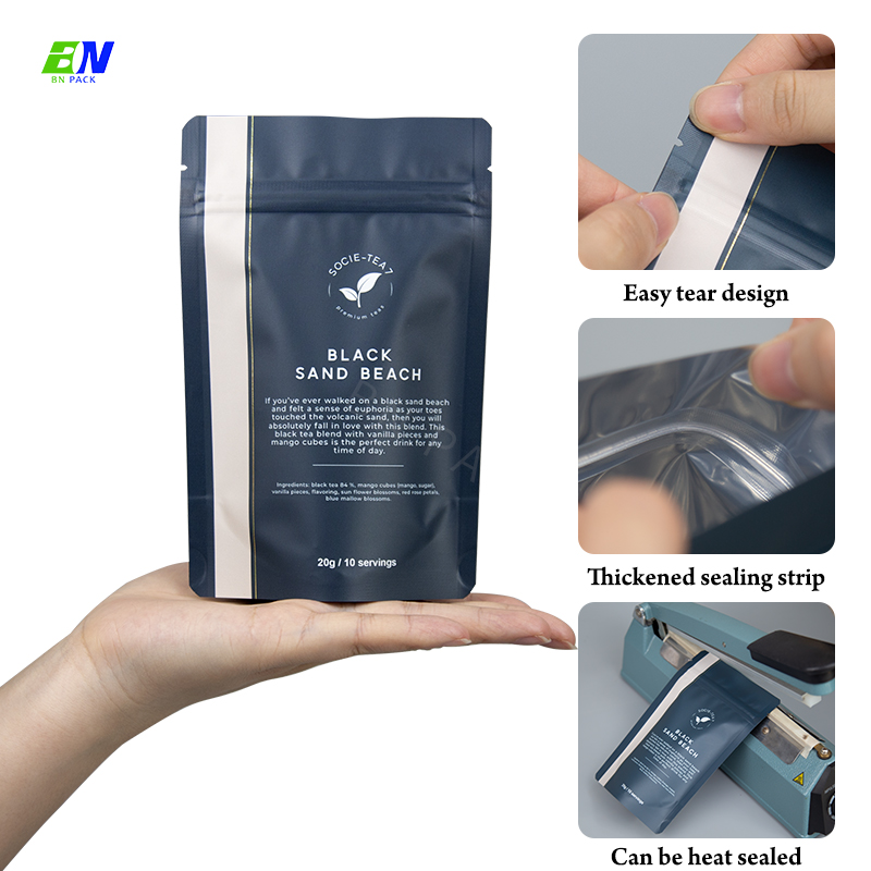 Custom Bags Side Gusset Moisture Proof Coffee Bag Pouch Stand Up Pouch Tea Packaging Bags