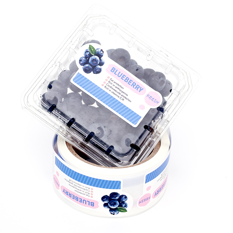 Professional Service Waterproof Frozen Self Adhesive Bopp Vinyl Logo Printing Packaging for Fruit Industries