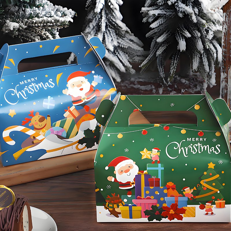 Sustainable Food Packing Boxes Printed Cardboard Christmas Gift &amp; Box Packaging