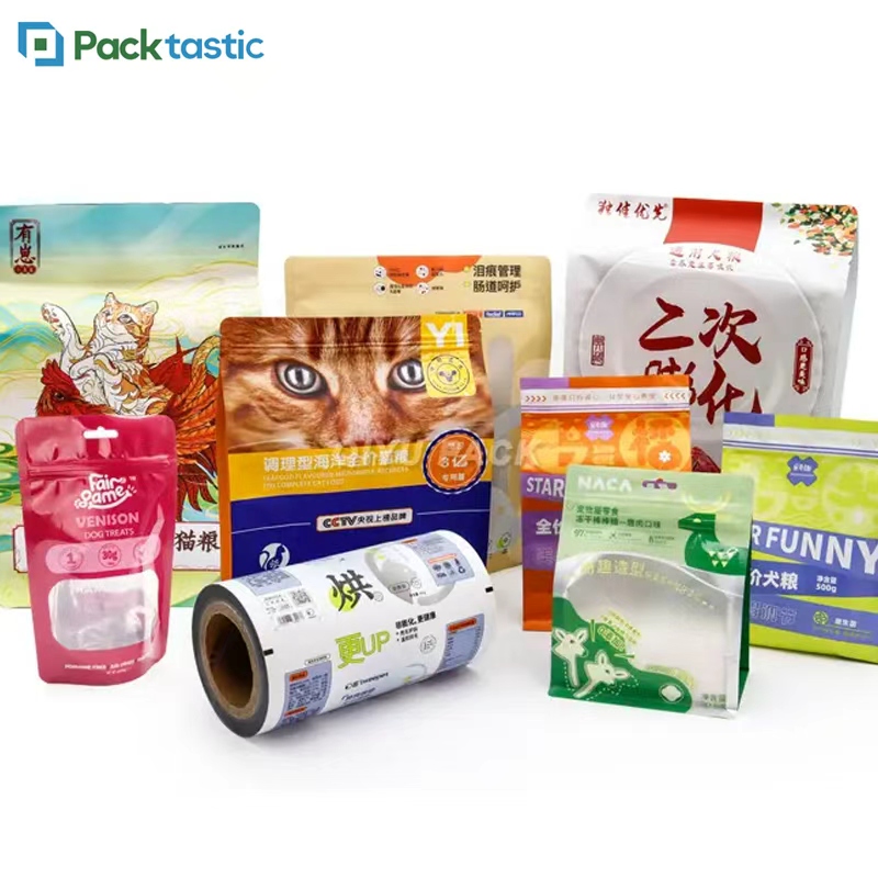Packtastic Custom Printed Mylar Bags Stand up Pouch Food Grade Smell Proof Zipper Bags with Logo for Coffee Packaging Factory
