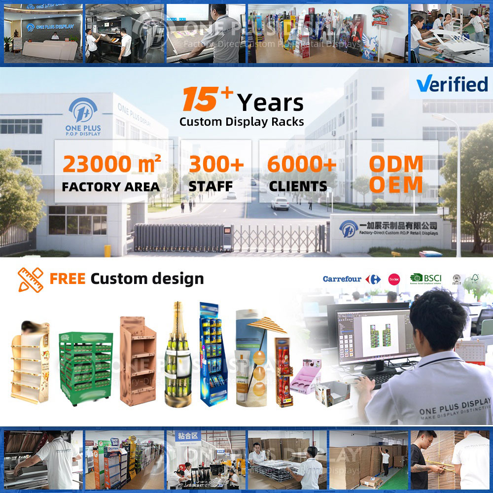 Custom Cardboard Counter Display Boxes PDQ Paper Display Stands Retail Packaging For Small Products