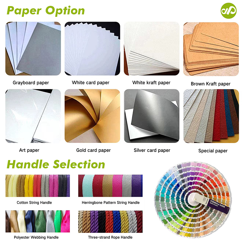 Wholesale Paper Shopping Bags Luxury Customizable Gift Custom White Kraft Paper Bag For Small Business With Your Own Logo