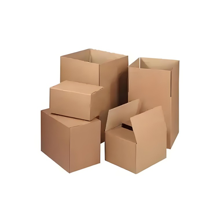 Eco-Friendly Custom 2mm Corrugated Shipping Cartons Wholesale Sustainable Packaging Solutions Glossy Recycled Materials Portable