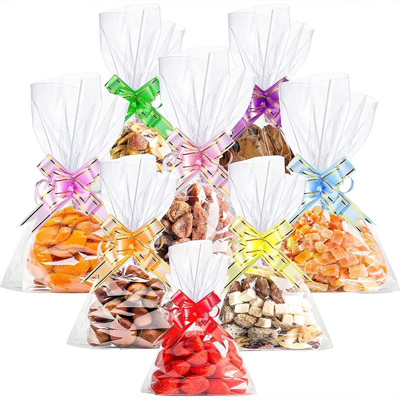 Cross-border E-commerce Food Grade Candy Packaging Bag Christmas Gift OPP Flat Self-adhesive Bag