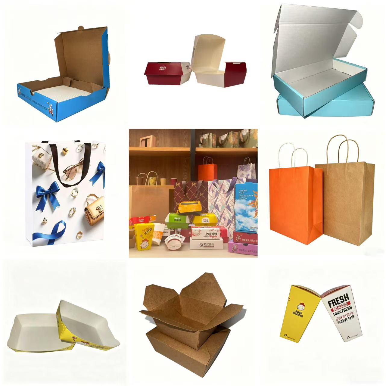 Natural Brown Kraft Paper Bakery Packaging Bags Grease Resistant Recyclable Custom Printed for Bread Cookie Snack Packing