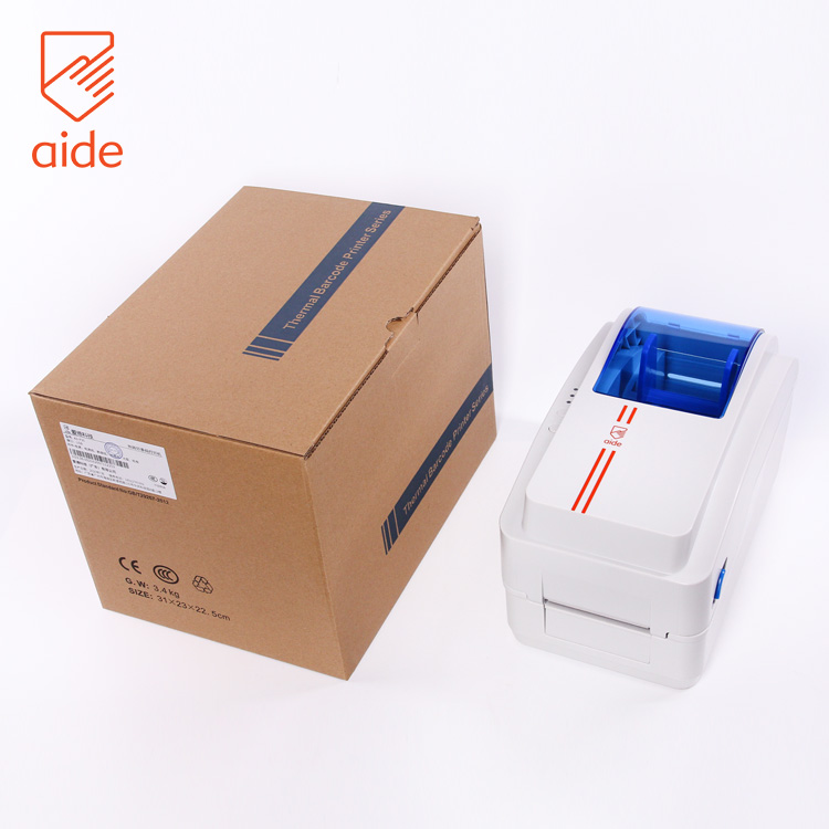High Speed Portable Desktop Satin Paper Digital Care Barcode Thermal Roll to Roll Label Printer