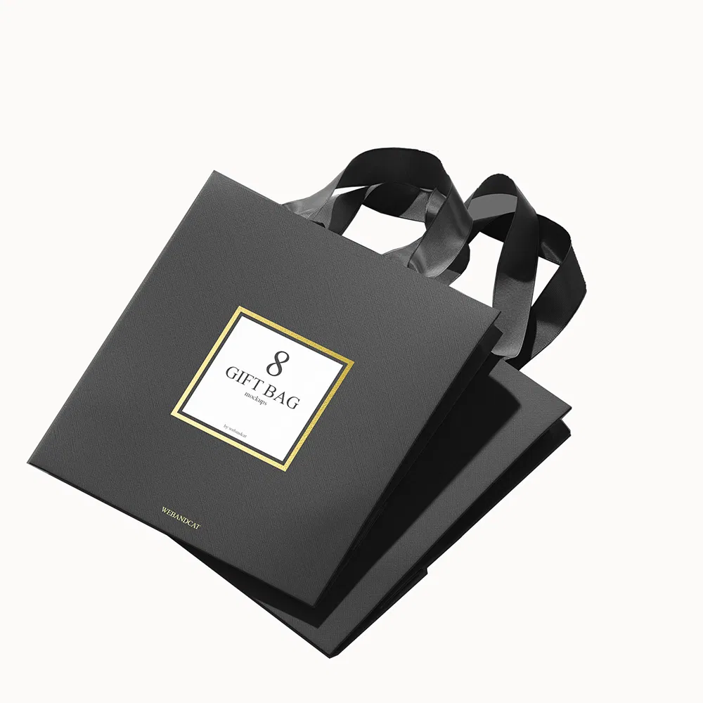OEM Custom Printed Paper Shopping Bags Gift Packaging Bags Printing