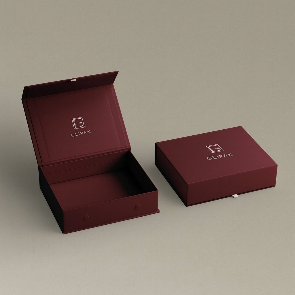 Premium Custom Logo Luxury Large Matte Rigid Paper Cardboard Black Foldable Empty Magnetic Folding Closure Gift Box Packaging