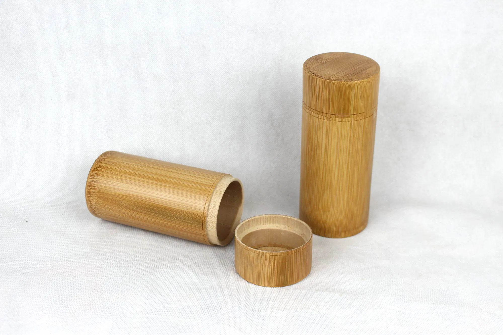 Bamboo Products Best Price Promotional Rectangular Factory Selling Packaging Small Bamboo Jar