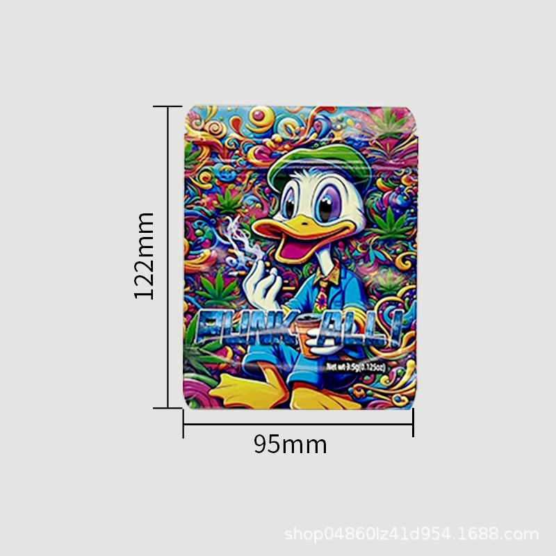 Cross-Border E-Commerce Packaging 3.5g PE Zipper Bag Ready Stock for Pet Food Sugar Jelly In-Store Delivery