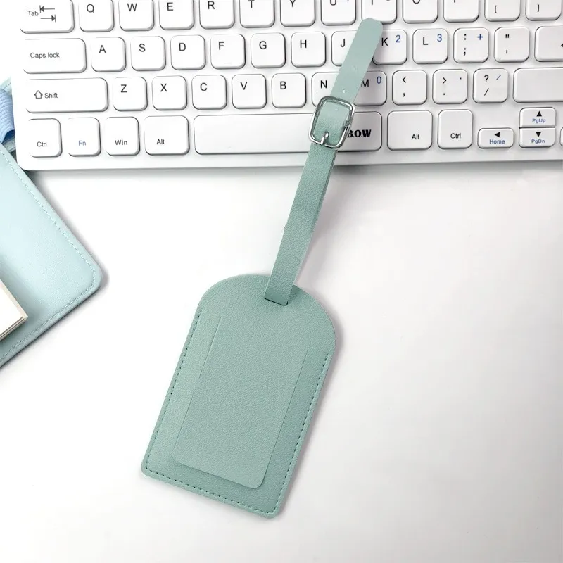 PU Leather Travel Luggage Tag Option 9