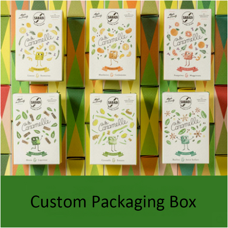 Custom Eco-friendly Logo Printed Paper Cosmetic Food Product Packaging Boxes Gift Box