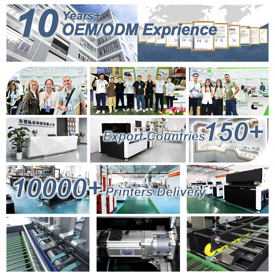 Chicai High-Speed Full-Automatic Inkjet Single Pass Printer for Small Business Paper Bag Printing