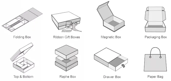 Recyclable Kraft Paper Packaging Box with Printed Design for Sustainable Eco-Friendly Product Wrapping