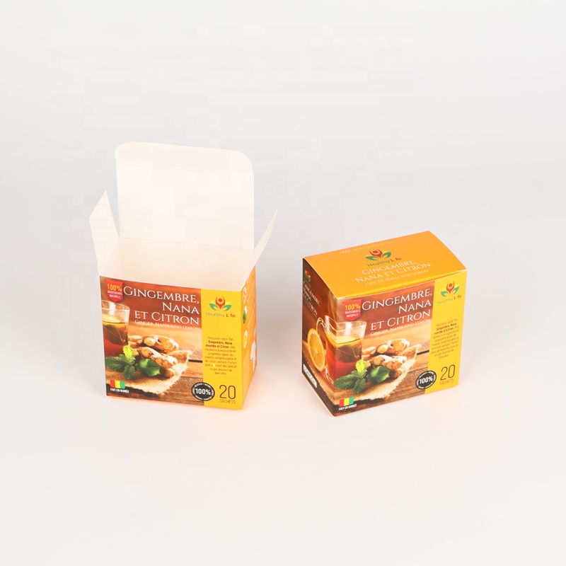 Custom Printing Packaging Paper Boxes Tea Coffee Box Luxury Eco Friendly Gift Cardboard Paper Box Wholesale Soy Ink Food Grade