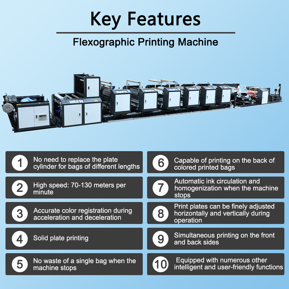 Advanced UV Curing Automatic Flexographic Printer for Flexible Packaging Film Lamination High Precision Registration System