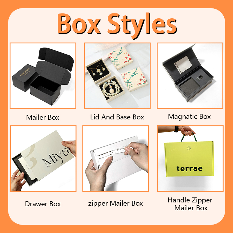 Custom Mailer Box Logo Printing Corrugated Recyclable Packaging Clothes Mailing Cardboard Packaging Paper Shipping Boxes