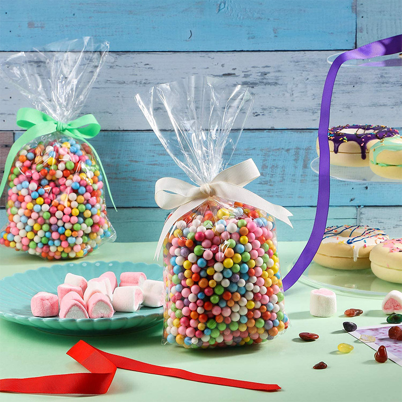 Cross-border E-commerce Food Grade Candy Packaging Bag Christmas Gift OPP Flat Self-adhesive Bag