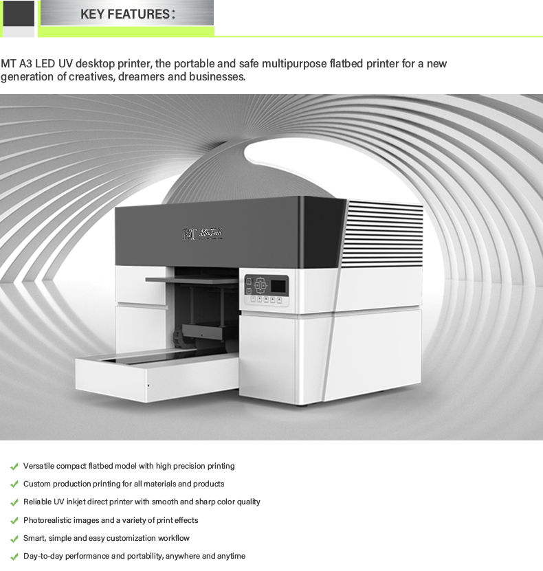 Superb Quality MT UV DTF Roll to Roll Label Printer A3 Size Sticker Machine Label Printing Machine
