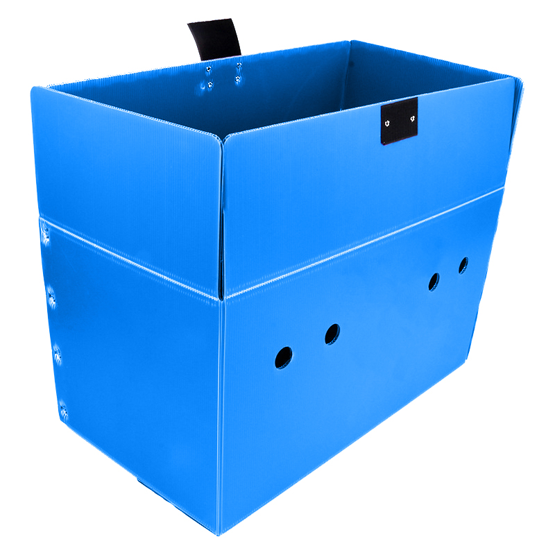 Custom Heavy Duty PP Hollow Corrugated Plastic Boxes Collapsible Reusable Industrial Packaging Box for Warehouse Storage