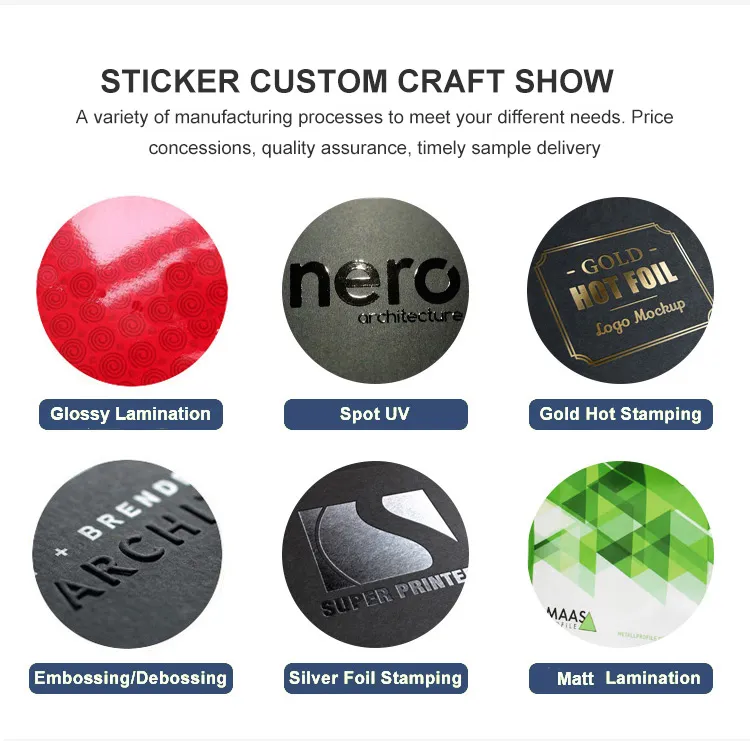 Custom Design Perfume Bottle Cosmetic Packaging Labels Stickers Printing