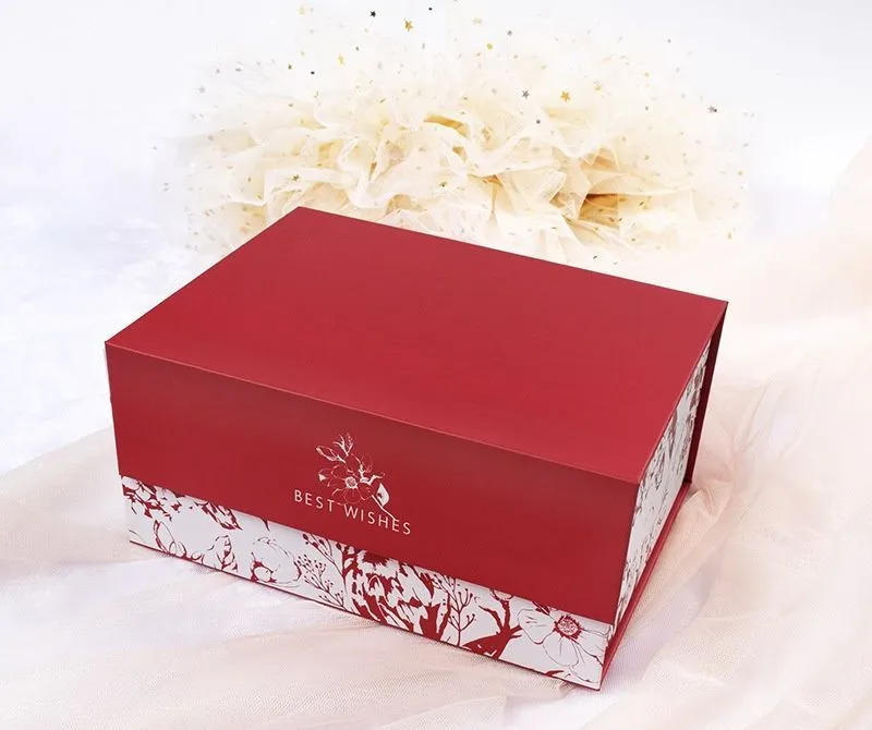 Custom Printed Logo Foldable Rigid Cardboard Clothes Shoes Wig Gift Carton Box