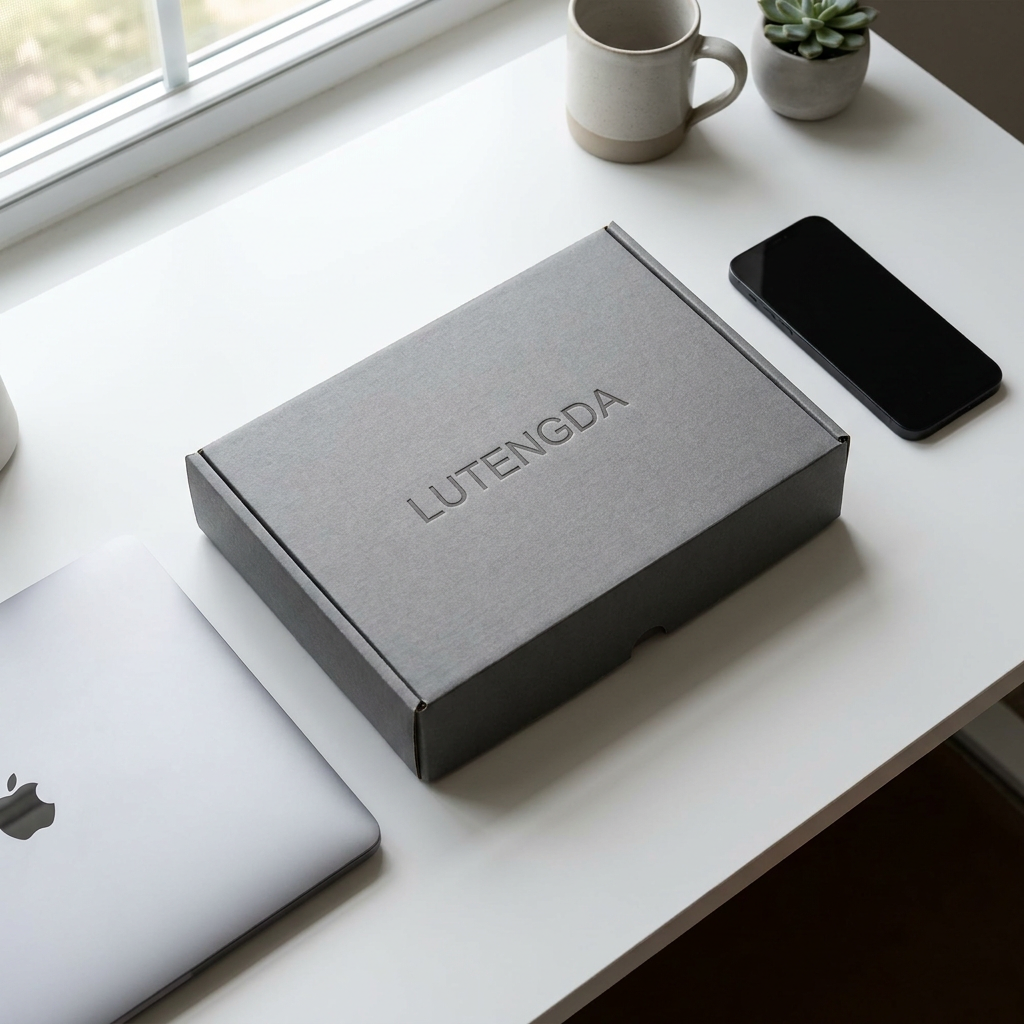 Custom Logo Embossed Matt Laminated Corrugated Paper Mailer Box Recyclable Durable Shipping Packaging For E-commerce