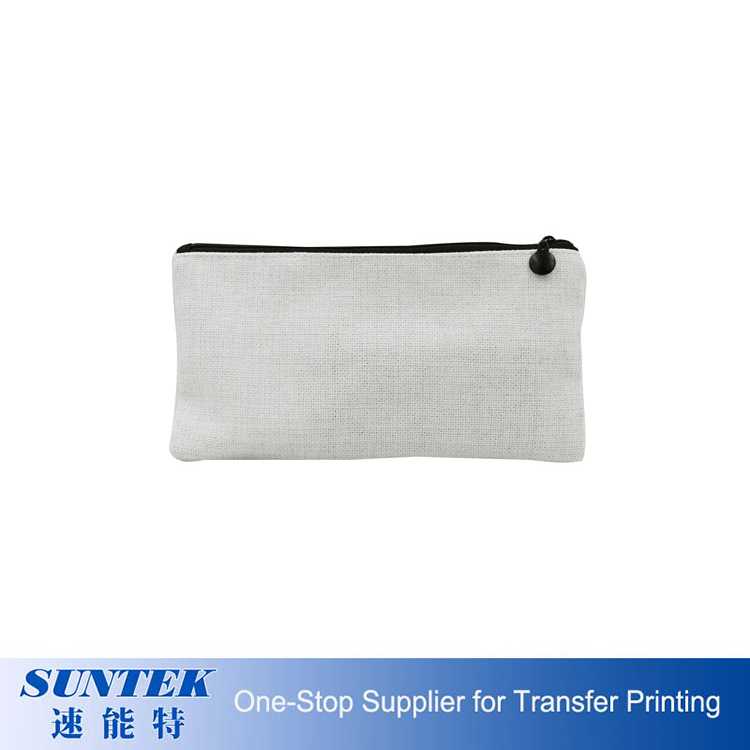 Women Cosmetic Bag Printed Cotton Linen Blank Cosmetic Makeup Bag Promotional