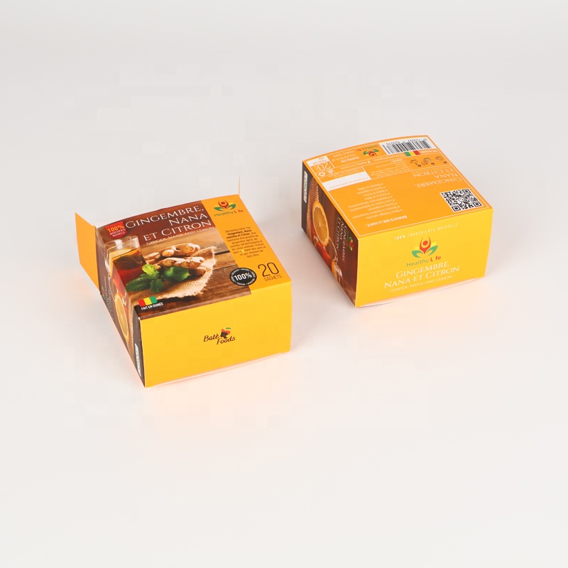 Custom Printing Packaging Paper Boxes Tea Coffee Box Luxury Eco Friendly Gift Cardboard Paper Box Wholesale Soy Ink Food Grade