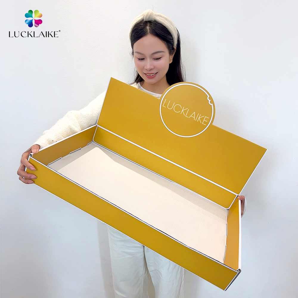 Customized Sweet Pastry Supermarket Countertop Point of Sale Counter Cupcake Box Packaging PDQ Display Paper Box for Dessert