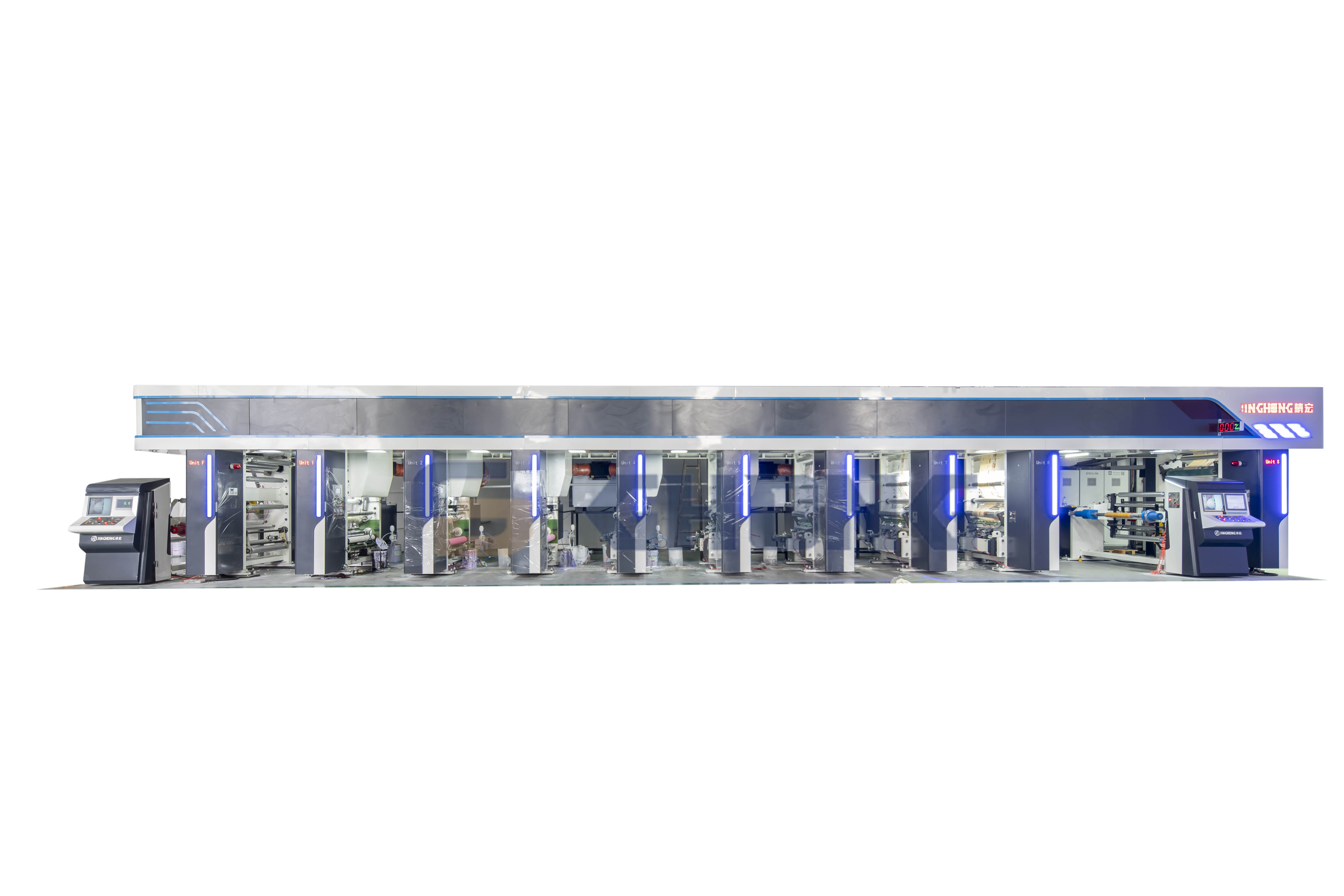 Food packaging rotogravure printing machine