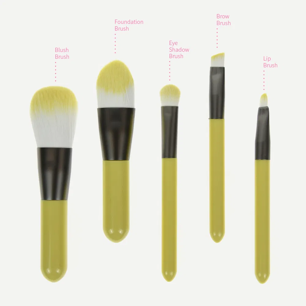High Quality 5PCS Mini Makeup Brushes Set Professional Custom Logo Makeup Brush Set